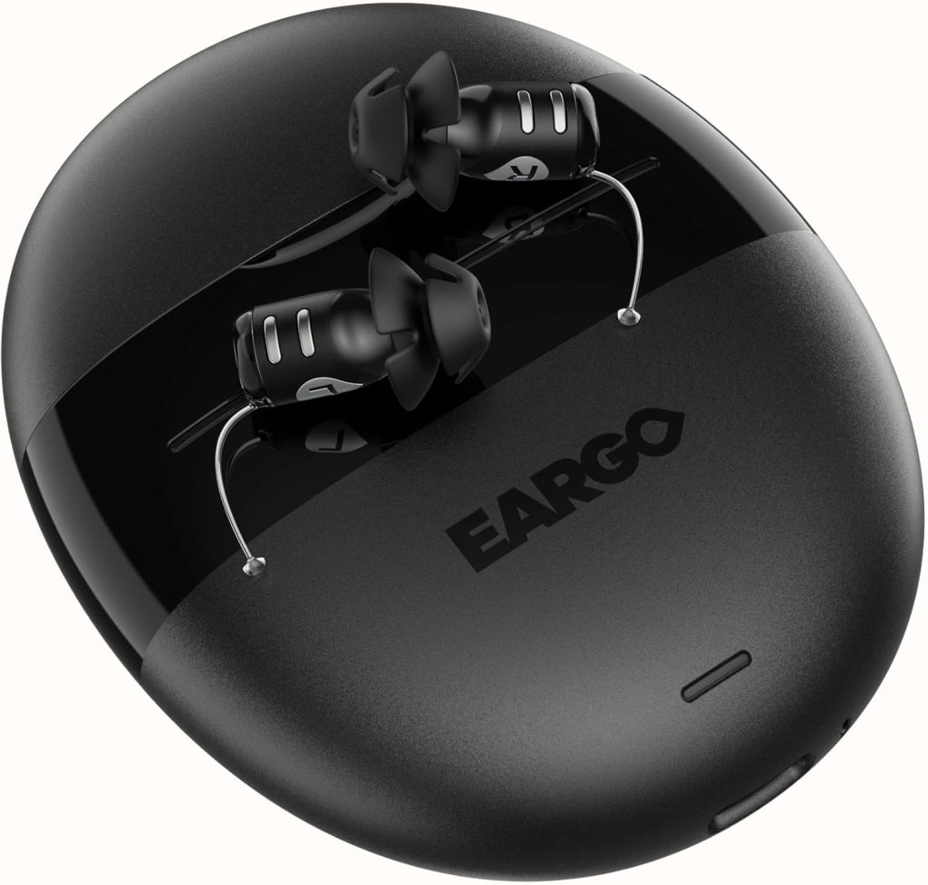 Eargo 8 Virtually Invisible Self-Fitting FDA-Cleared OTC CIC Hearing Aids
