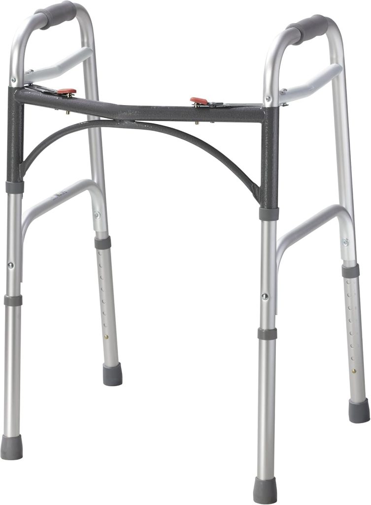 Drive Medical Deluxe Two-Button Walker