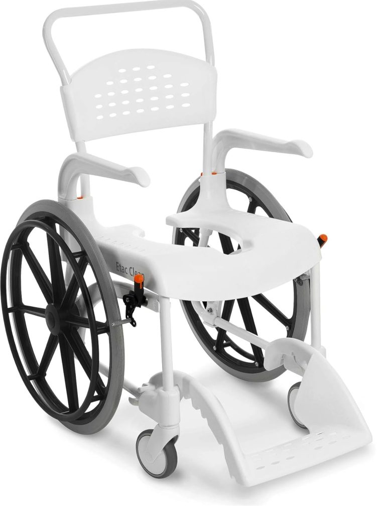 Etac Self-Propelled Clean Shower Commode Chair