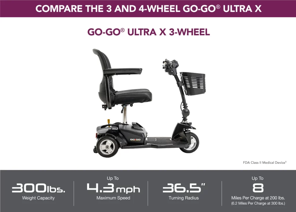 Pride Mobility Go-Go Ultra X